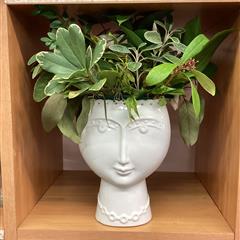 Ceramic Face Pot