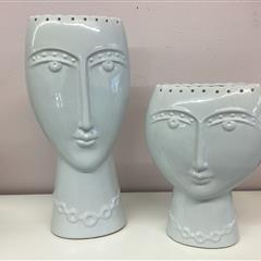 Set of 2 Ceramic Pots